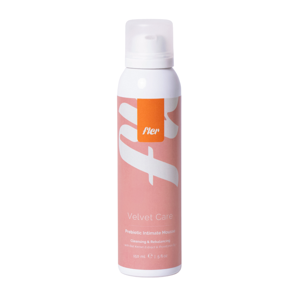 FLER Velvet Care Intimate Prebiotic Mousse 150ml - Мус для інтимної гігієни з пребіотиком FLER Velvet Care Intimate Prebiotic Mousse 150ml - Мус для інтимної гігієни з пребіотиком